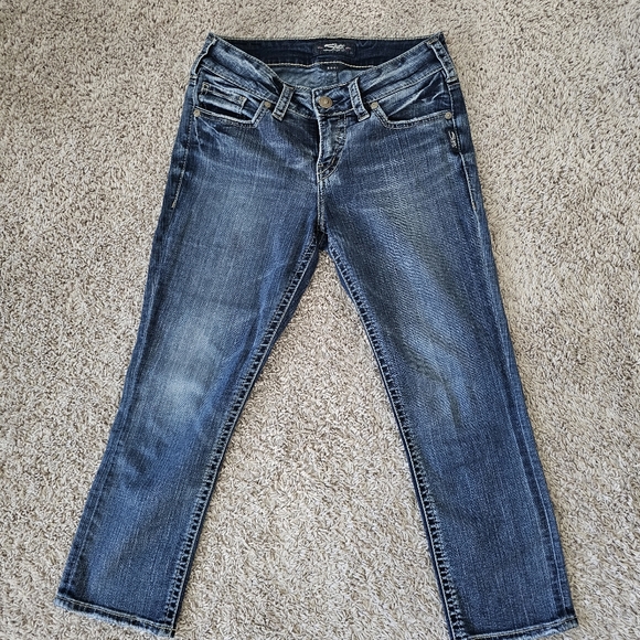 Silver Jeans Suki Capri Size 28 - Picture 2 of 12